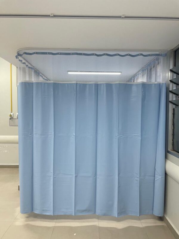 Cortinas Divisórias para Leito Hospitalar e Box de Banheiro