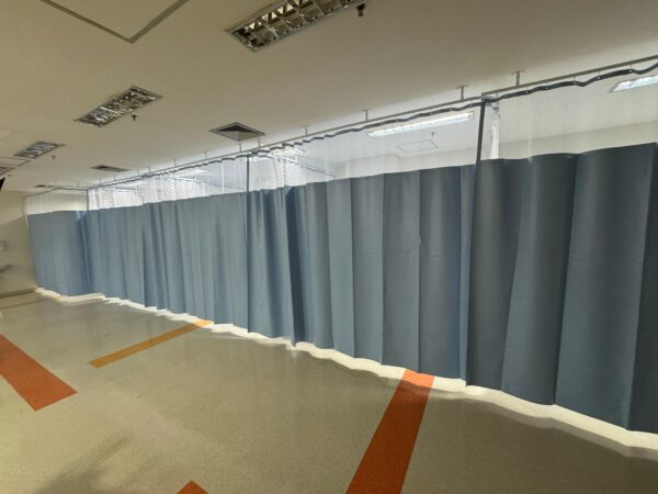 Cortinas Divisórias para Leito Hospitalar e Box de Banheiro